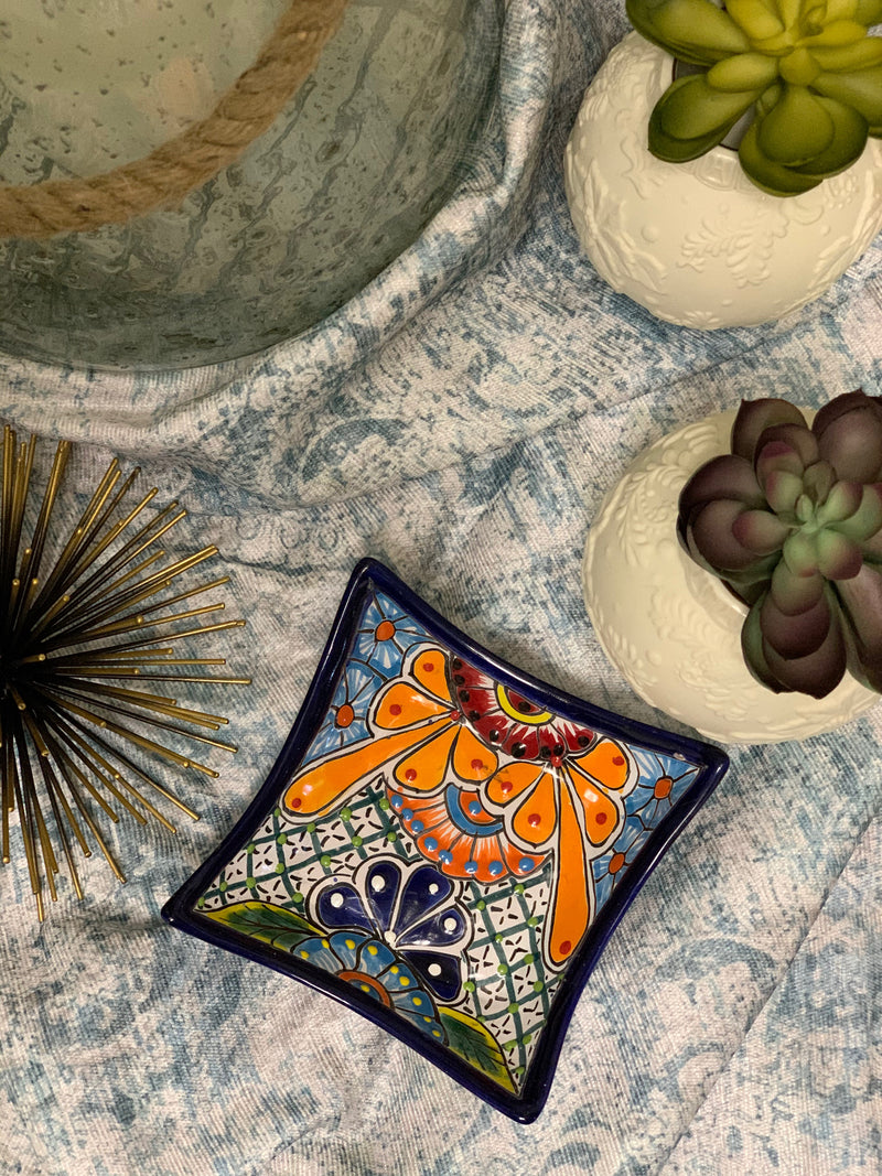 Talavera Poblana Square Dish