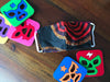 Crochet Mandala Hoop Earrings (hook & dangle - Large)